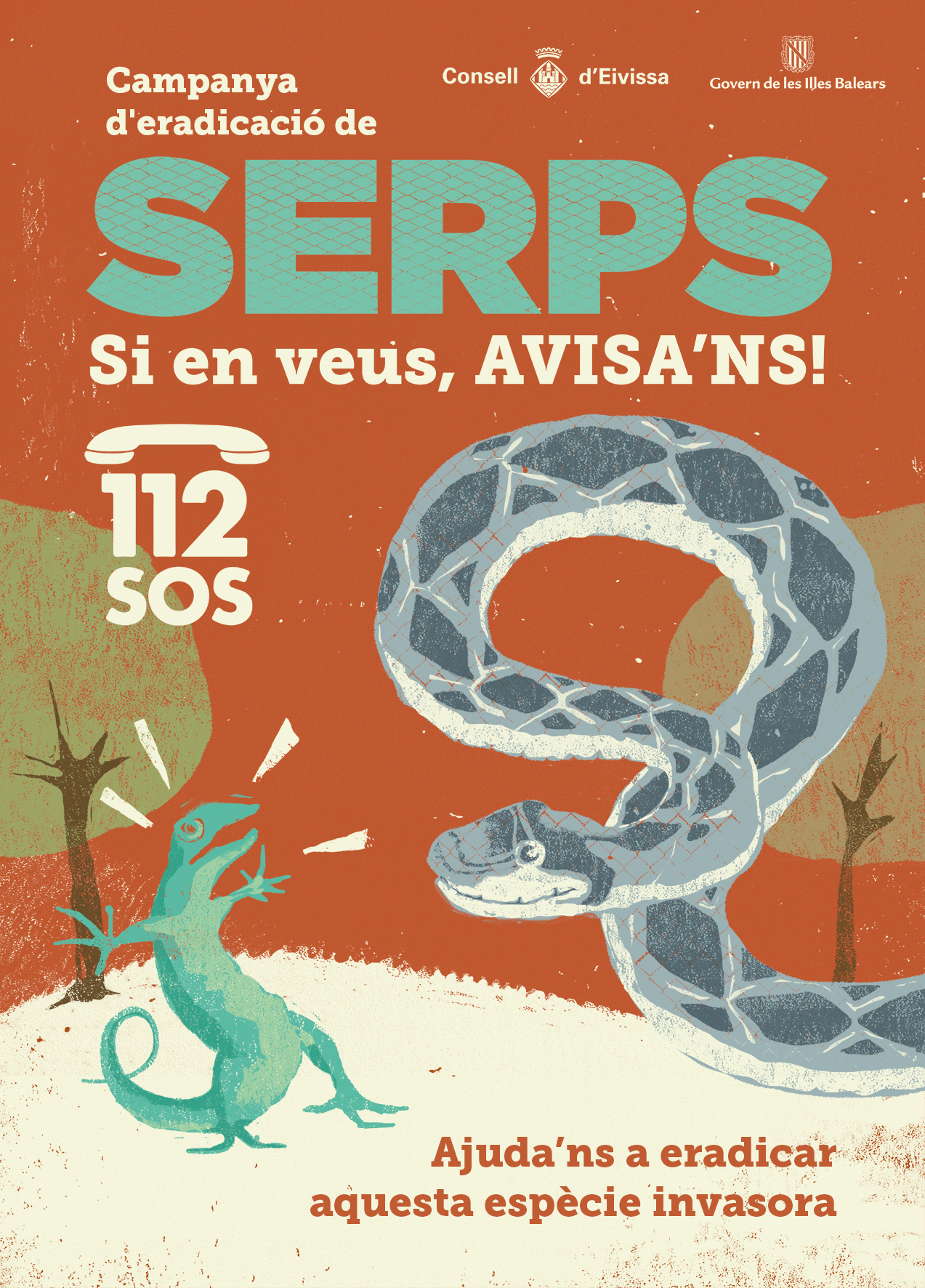 Impulsamos la erradicación de las serpientes en Ibiza